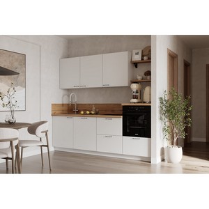 Кухонный гарнитур 2400 Лизет (белый)