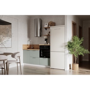 Кухонный гарнитур 1650 Олива эмаль вариант 3