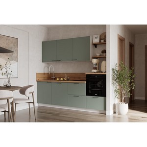 Кухонный гарнитур 2400 Олива эмаль