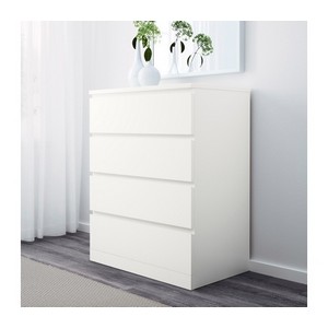 Комод Платс (Plats) 4 ящика 80х100 см (белый)