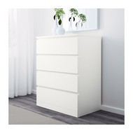 Комод Платс (Plats) 4 ящика 80х100 см (белый)