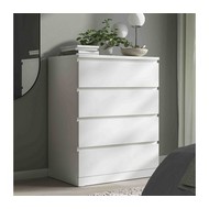 Комод 4 ящика Литен 80x48х100 см (белый)