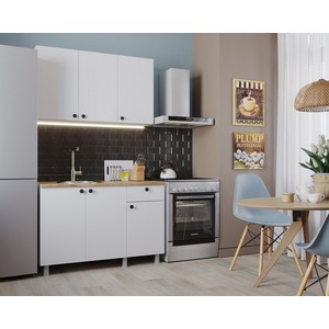 Гарнитур кухонный Деми (белый)
