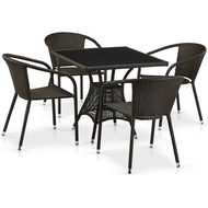    T197BNS-Y137C-W53 Brown 4Pcs ()