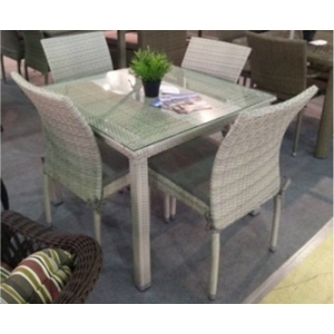 Комплект мебели Фелфам (T257C-Y380C-W85-90x90 4Pcs Latte) иск.ротанг