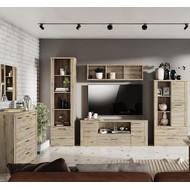 Комплект мебели в гостиную Дурсет (DOORSET) (дуб наварра)