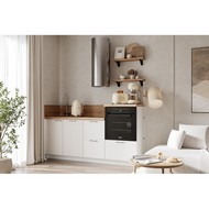 Кухонный гарнитур 1950 вариант 3 Лизет (белый софт матовый)