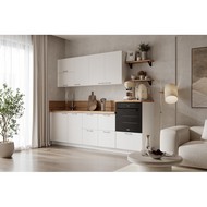 Кухонный гарнитур 2550 Лизет (белый софт матовый)