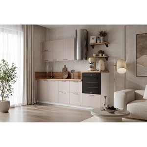 Кухонный гарнитур 2550 Магнолия ПВХ вариант 2