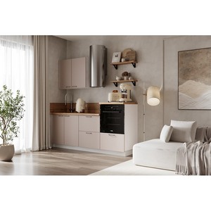 Кухонный гарнитур 2100 Магнолия ПВХ вариант 5