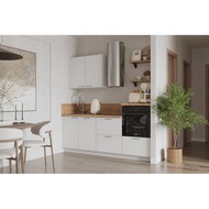 Кухонный гарнитур 2100 вариант 2 Лизет (белый)