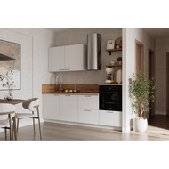 Кухонный гарнитур 2400 вариант 2 Лизет (белый)