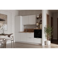 Кухонный гарнитур 2400 вариант 7 Лизет (белый)