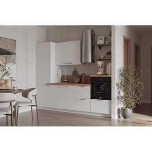 Кухонный гарнитур 2550 вариант 11 Лизет (белый)