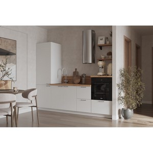 Кухонный гарнитур 2550 вариант 12 Лизет (белый)