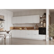 Кухонный гарнитур 3600 вариант 4 Лизет (белый)