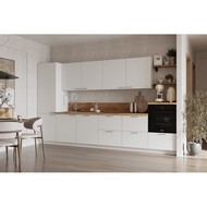 Кухонный гарнитур 3600 вариант 7 Лизет (белый)