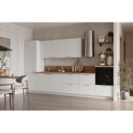 Кухонный гарнитур 3600 вариант 11 Лизет (белый)