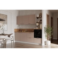 Кухонный гарнитур 2400 вариант 4 Лизет (крем)