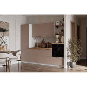 Кухонный гарнитур 2550 вариант 7 Лизет (крем)