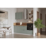 Кухонный гарнитур 2100 Олива эмаль вариант 2