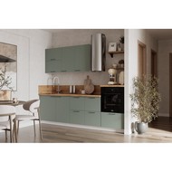 Кухонный гарнитур 2550 Олива эмаль вариант 5