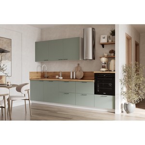 Кухонный гарнитур 3000 Олива эмаль вариант 2