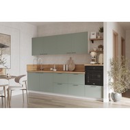 Кухонный гарнитур 3000 Олива эмаль вариант 4