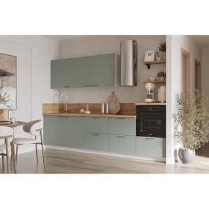 Кухонный гарнитур 3000 Олива эмаль вариант 5