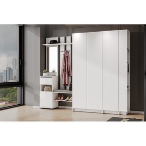 Прихожая Бали комплект 4 (белый)