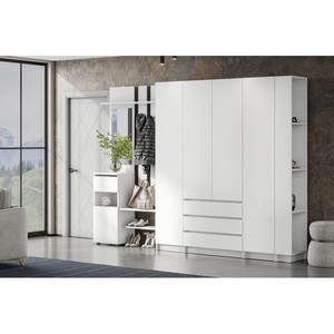 Прихожая Бали комплект 6 (белый)