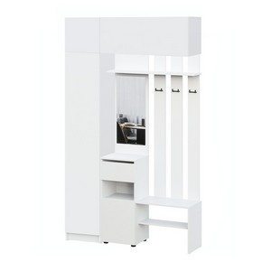 Прихожая Бали комплект 14 (белый)