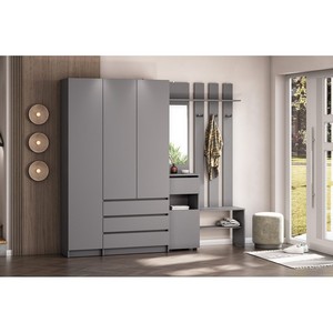 Прихожая Бали комплект 12 (графит)