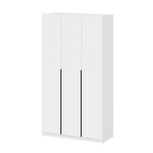 Шкаф распашной 7 полок и штанга ШК 5-1200 (белый)