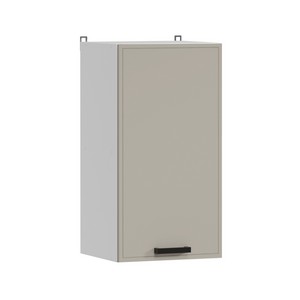 Шкаф навесной Аленушка В 400 Магнолия Керамика, скоба черный