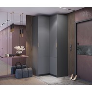 Шкаф угловой Пандора ШКУ-08 (графит, базальт)