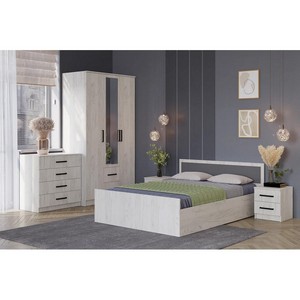 Спальня Фиеста 2 (дуб крафт белый)