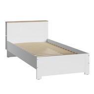 Кровать односпальная Джастин 11.54 (белый шагрень)