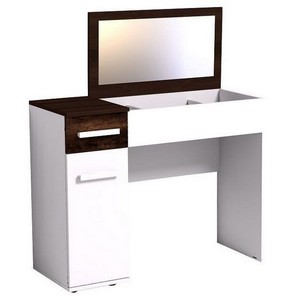 Стол туалетный Норвуд 43 (белый-орех шоколадный)