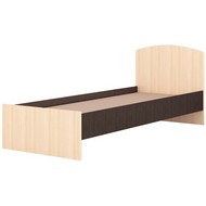 Кровать 80 см Ненси-1 (венге-дуб молочный)