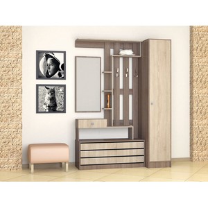 Прихожая 1 Ямайка (ясень шимо-дуб сонома)