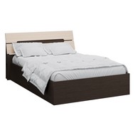 Кровать с настилом ДСП Гавана 140х200 (венге/дуб молочный)