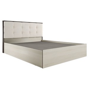 Кровать с настилом ДСП Лирика ЛК-2 140х200 (карамель)