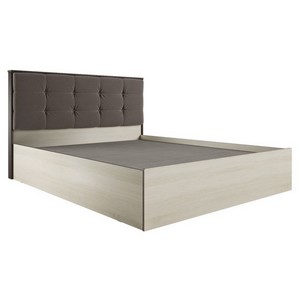 Кровать с настилом ЛДСП Лирика ЛК-2 160х200 (кофе)