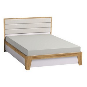 Кровать с основанием (металл) Айрис 306 Люкс 180х200, дуб