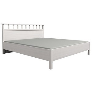 Кровать с основанием (металл) Sherlock 46 Люкс 180х200, ясень светлый