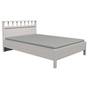 Кровать с основанием (металл) Sherlock 49 Люкс 120х200 (ясень светлый)