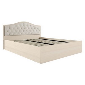 Кровать с подъемным механизмом Дели 160х200 (дуб молочный/карамель)