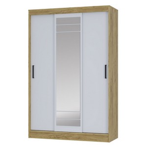 Шкаф-купе Тео ШКК-02, крафт/белый