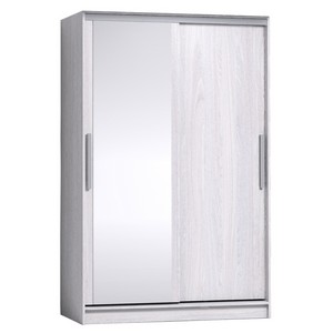 Шкаф-купе с зеркалом Strike 1350 (ясень анкор светлый)